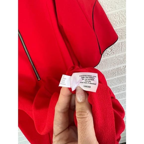 Lane Bryant red bell sleeve dress - Picture 3 of 8